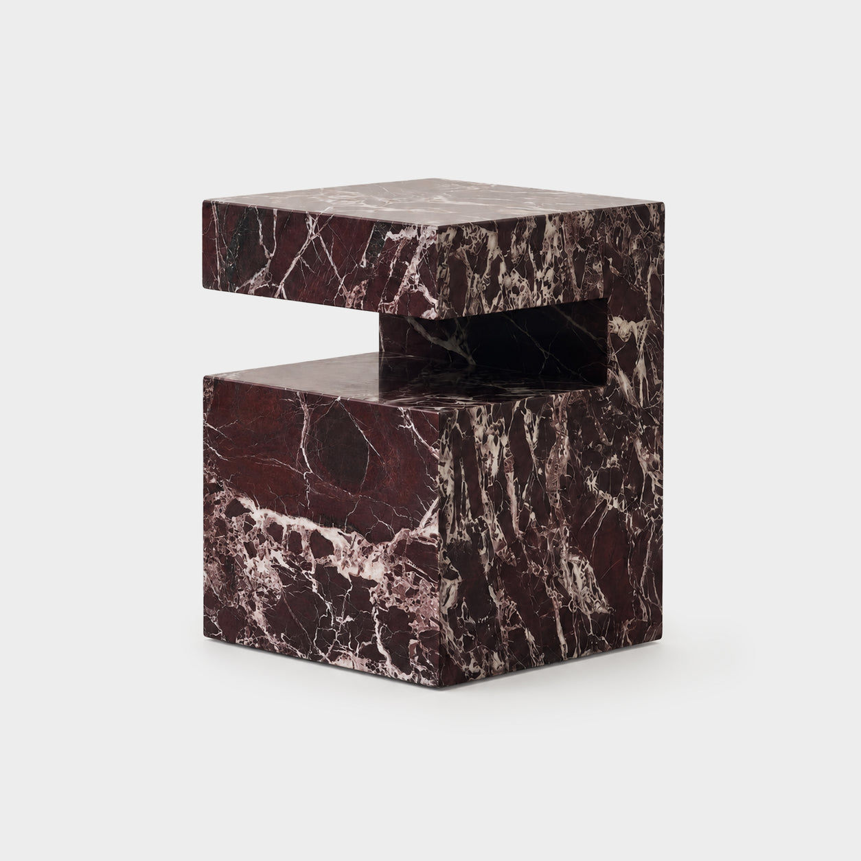 Notch Side Table-Rosa Levanto