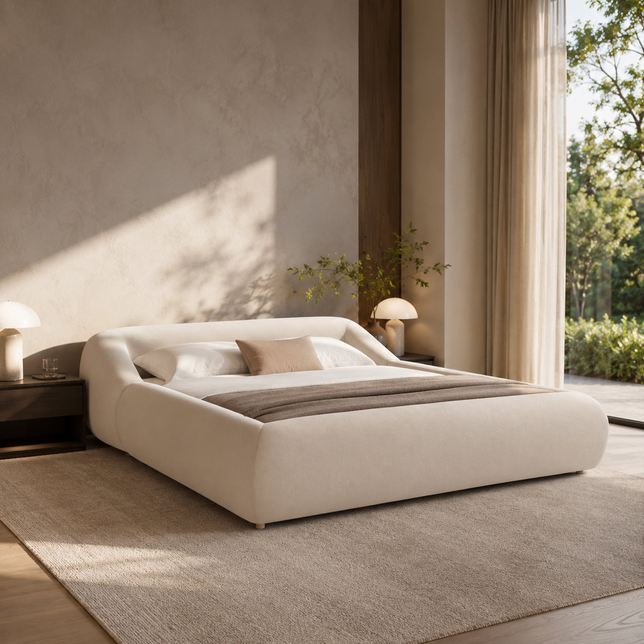 Nuwa Bed Beige