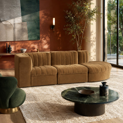Oura Sofa Antique Brown