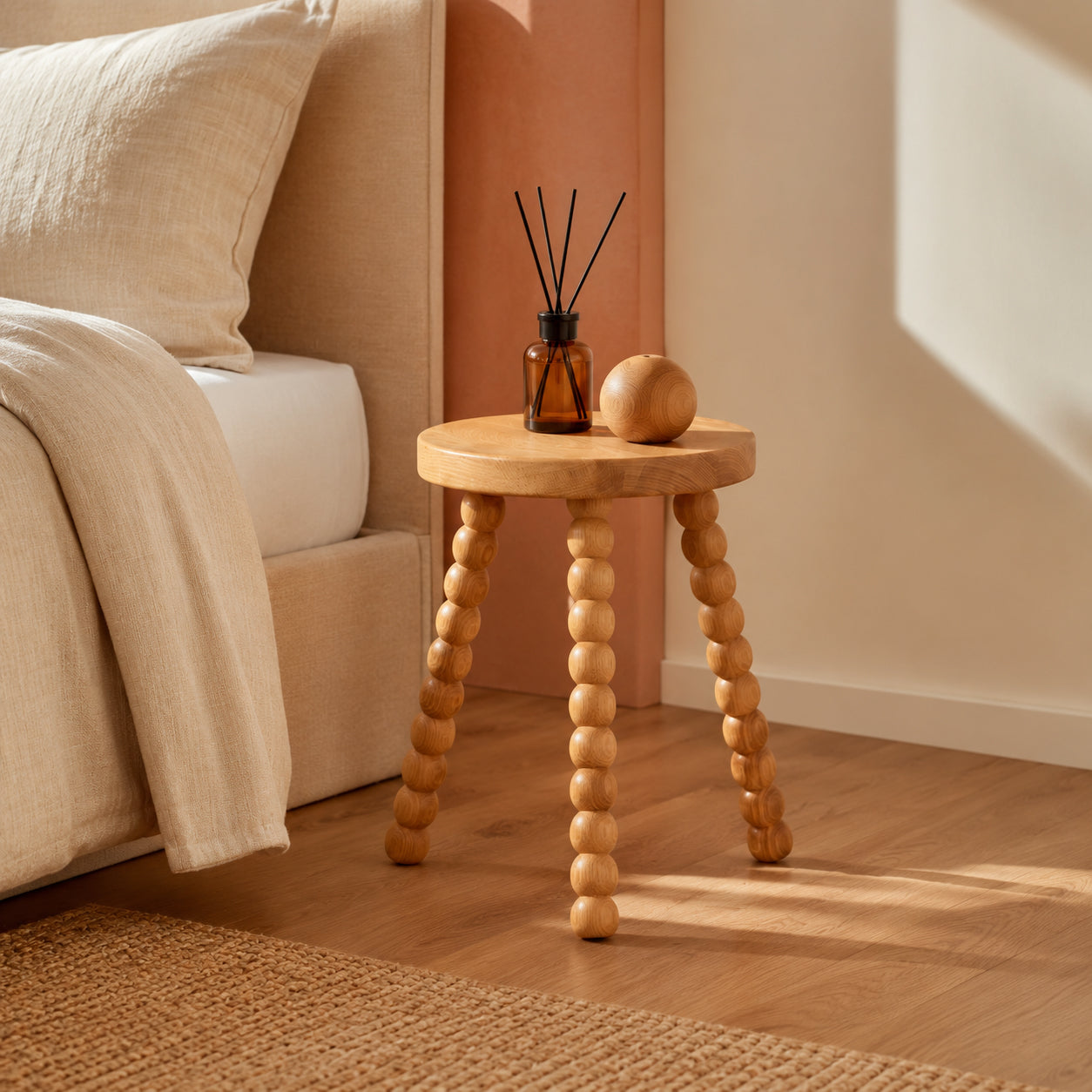 Pebble Stool Beige