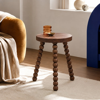 Pebble Stool Brown