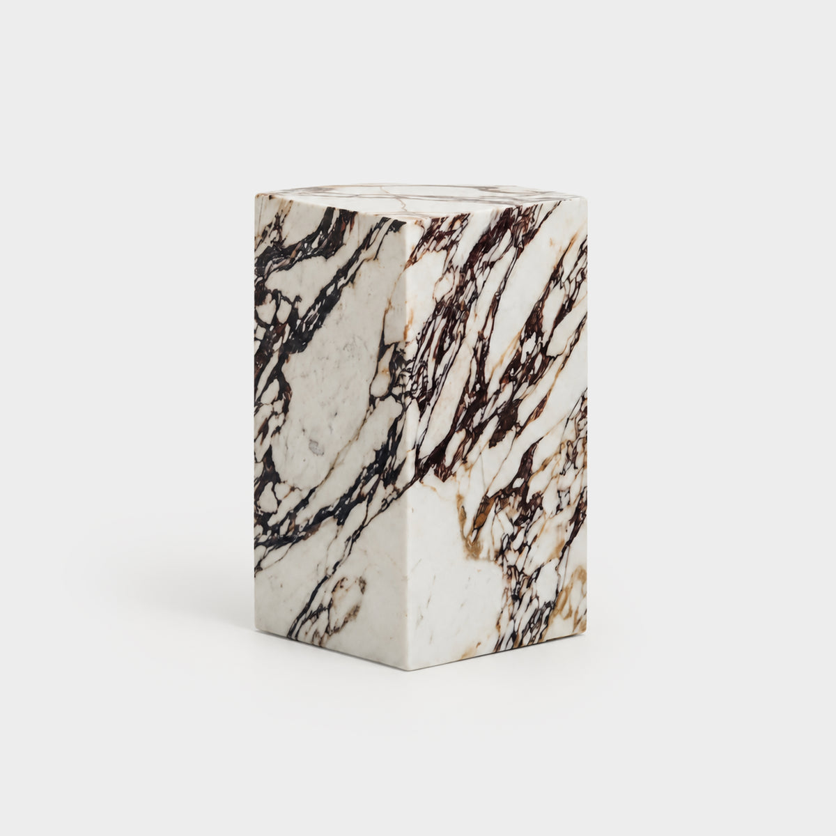 Pillar Accent Table-Calacatta Viola
