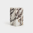 Pillar Accent Table-Calacatta Viola