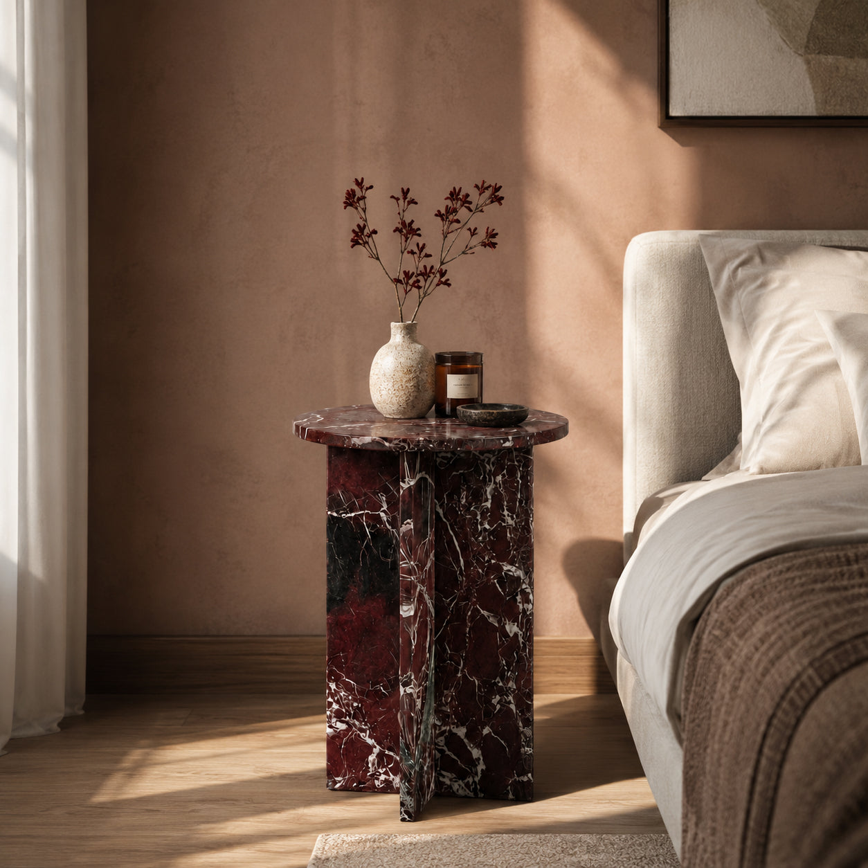 Axis Side Table-Rosa Levanto