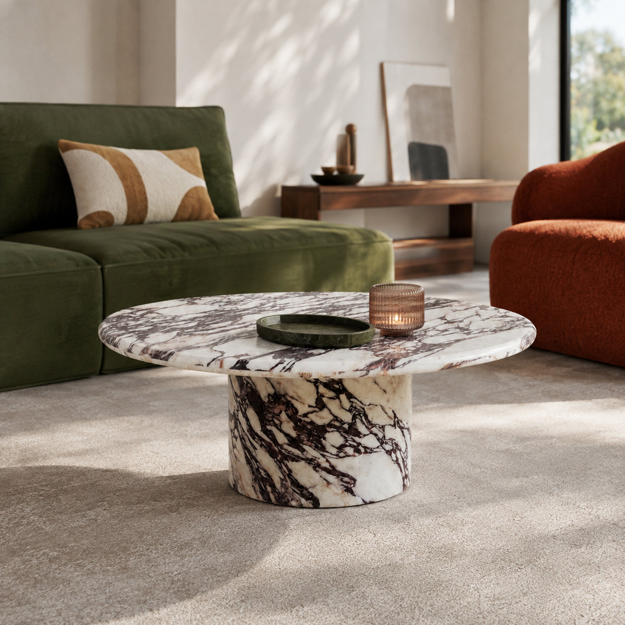 Safa Coffee Table Calacatta Viola Large