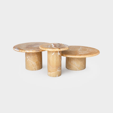 Safa Coffee Table Caramel Onyx