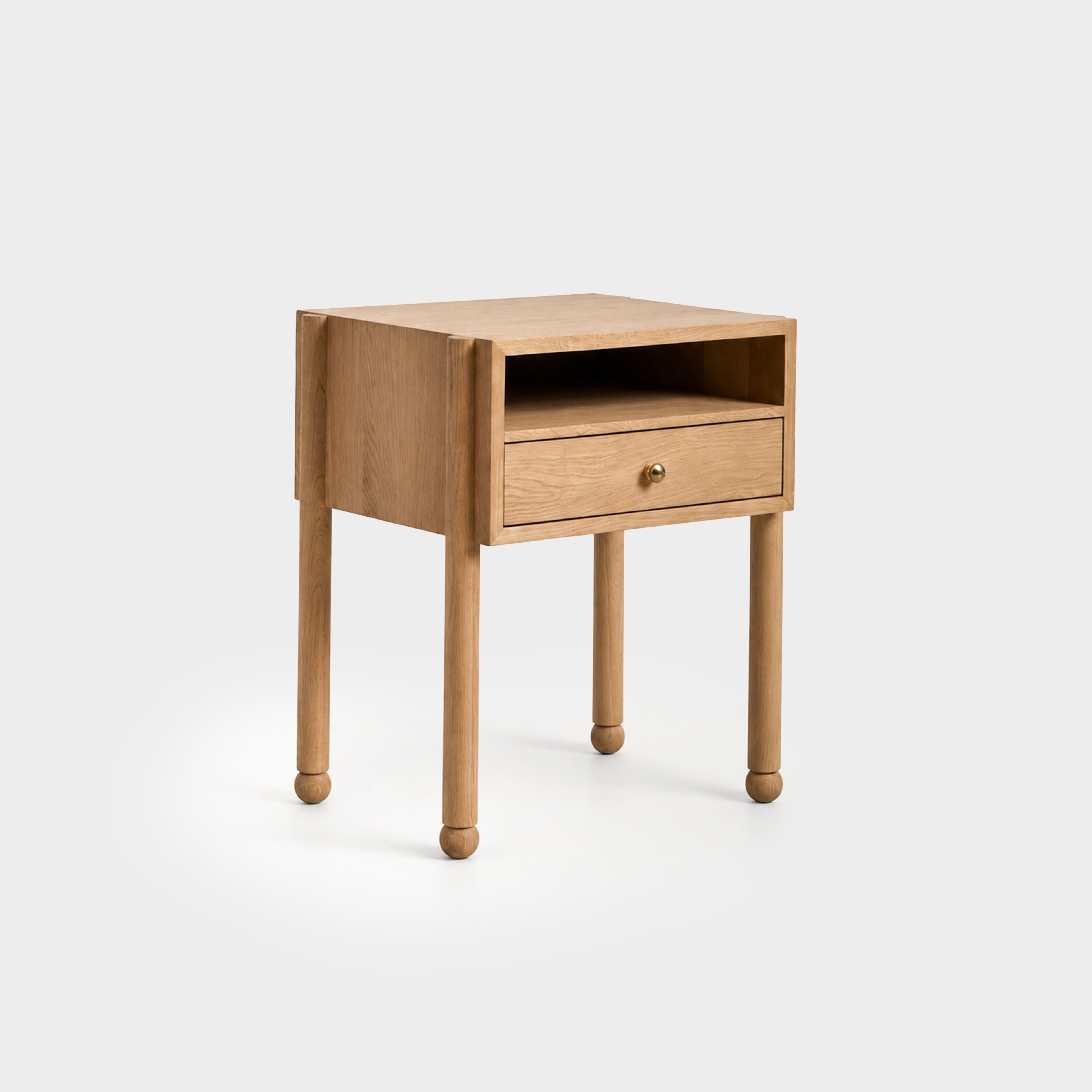 Solene Bedside Table Beige