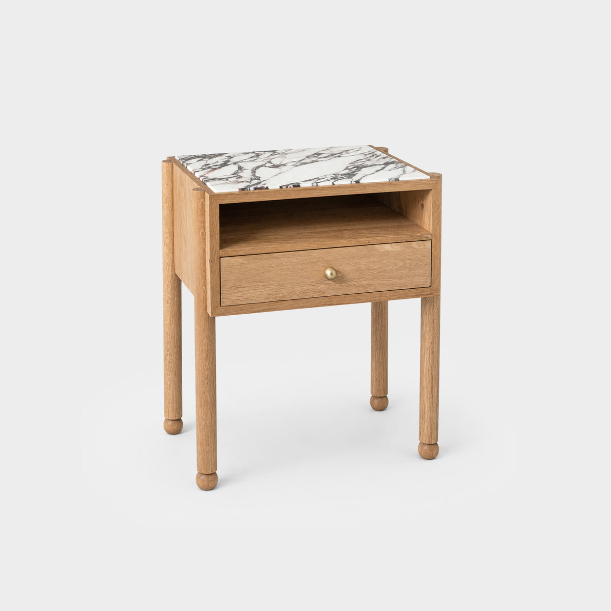 Solene Bedside Table Calacatta Viola