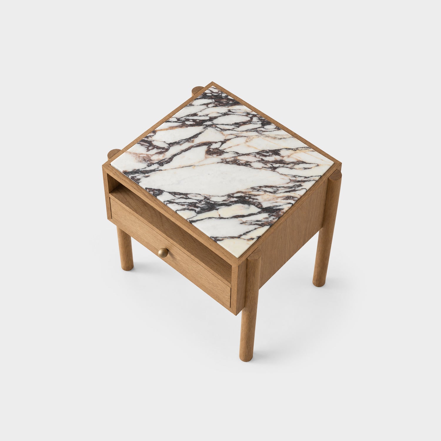 Solene Bedside Table Calacatta Viola