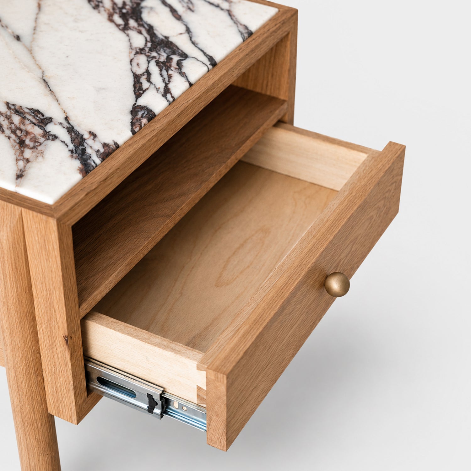 Solene Bedside Table Calacatta Viola