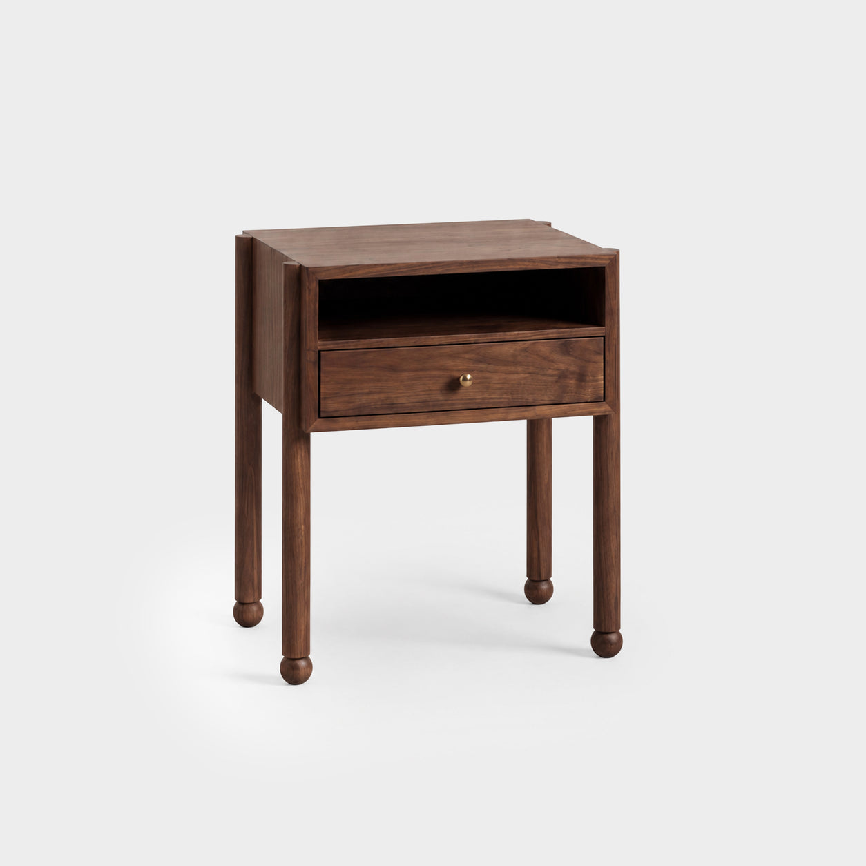 Solene Bedside Table Walnut