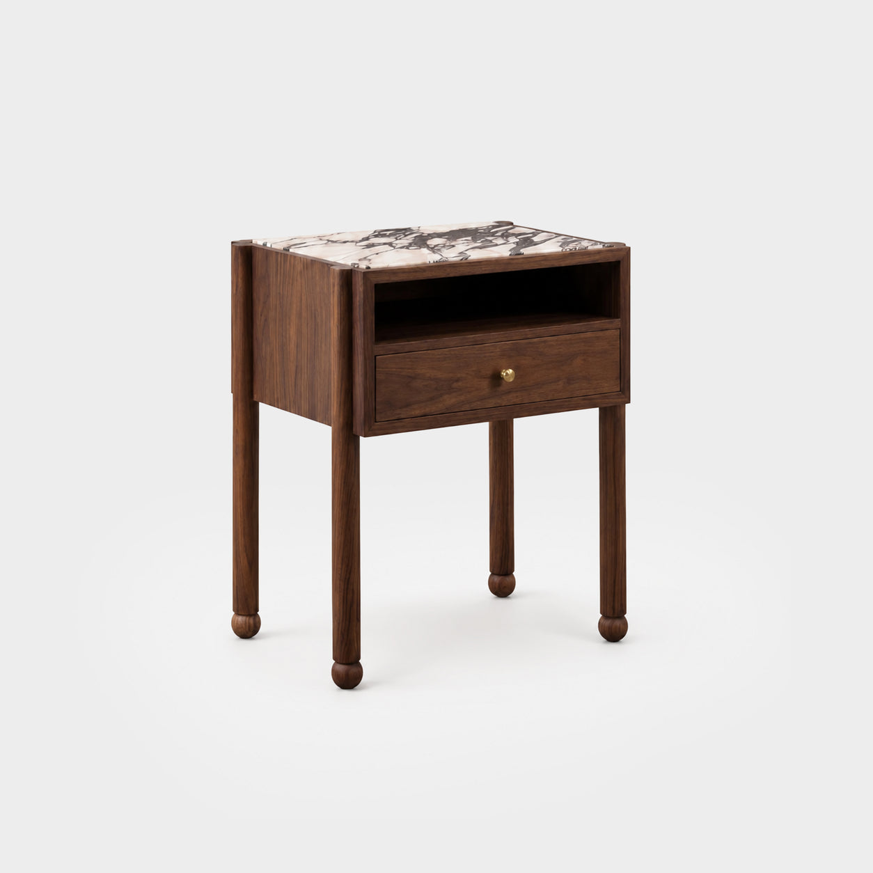 Solene Bedside Table Brown