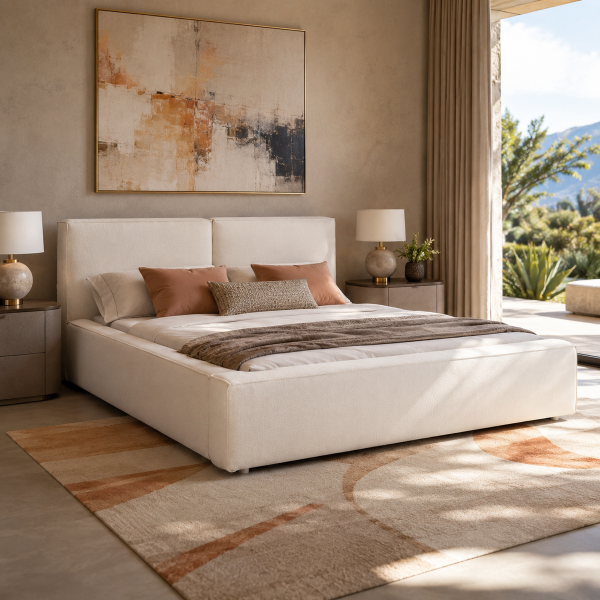 Zein Bed Beige