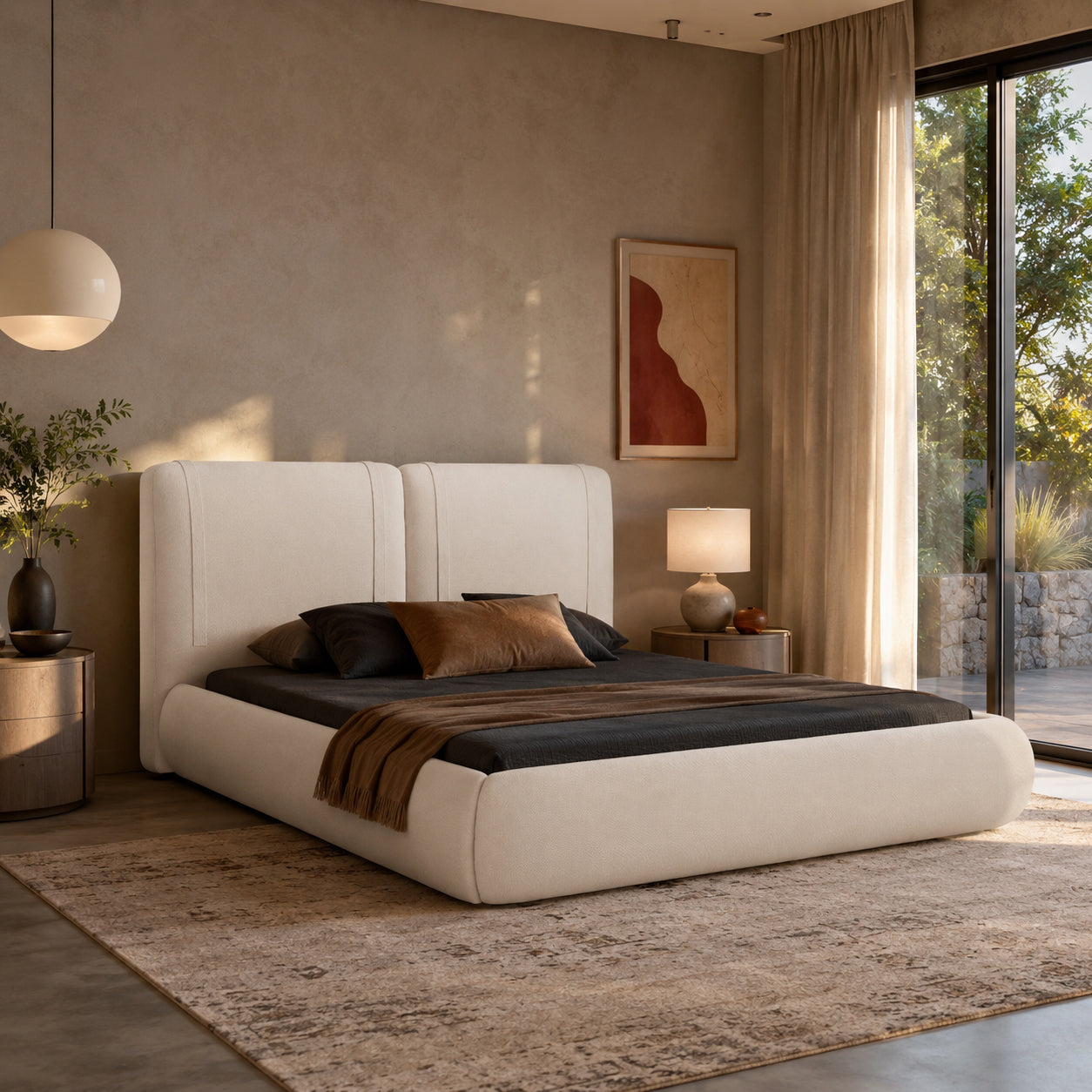 Zinnia Bed Beige